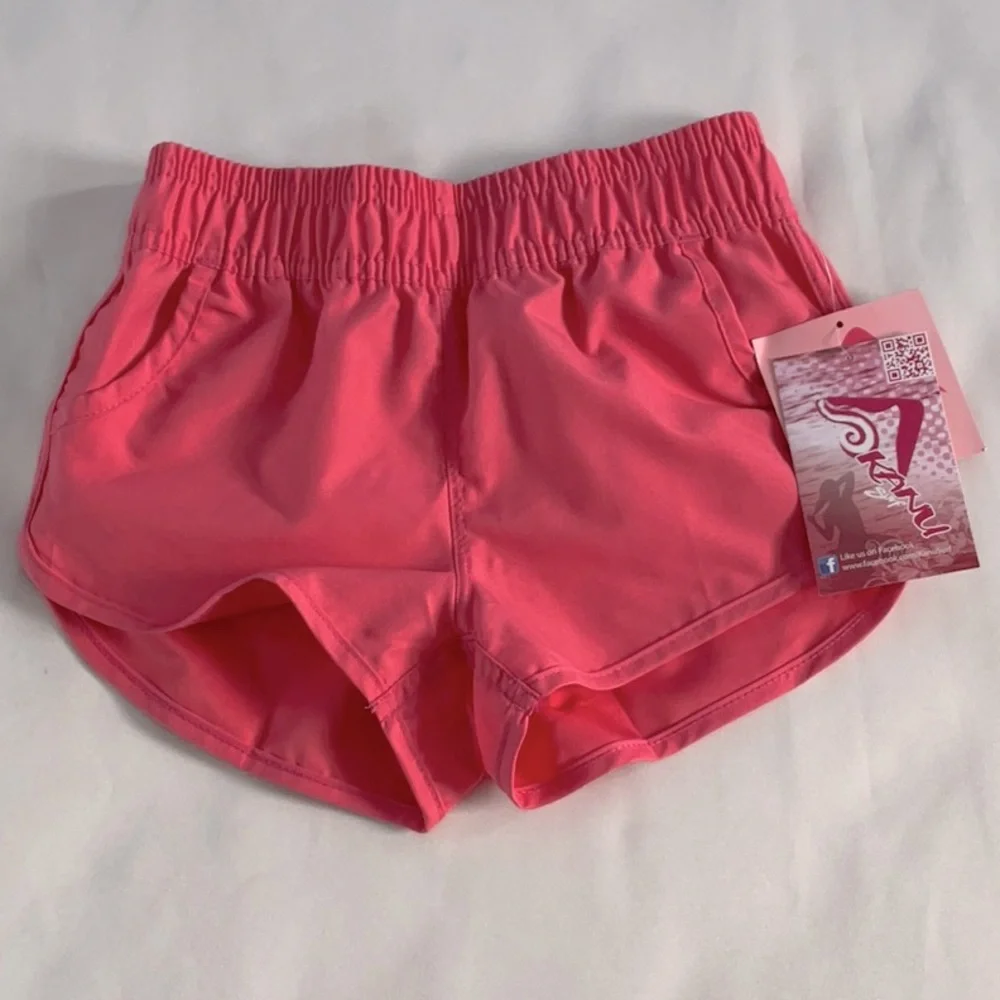 Kanu surf toddler Girls sandy‎ puf 50 Quick Dry beach short size XL 6X